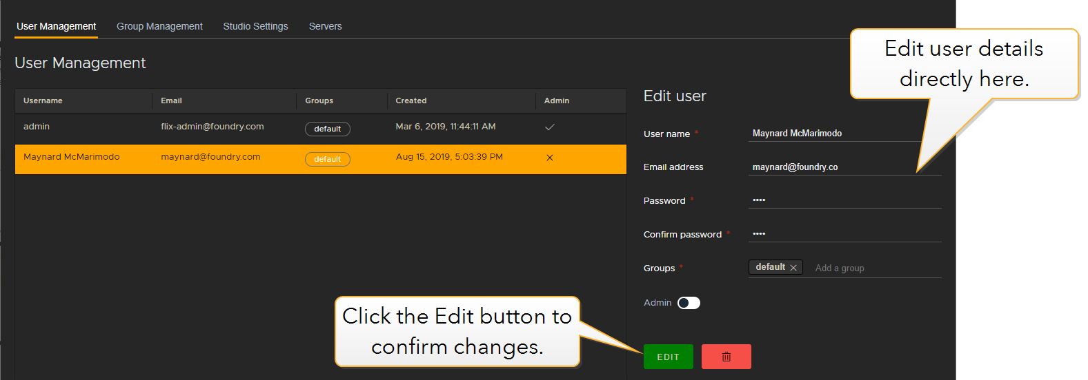 Setting Up User Authentication