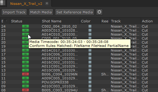 Adjusting Timecodes