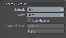 Vertex Extrude Panel