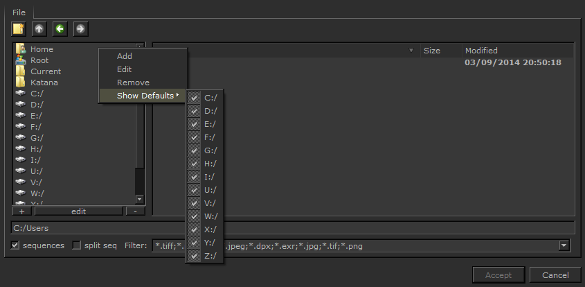Using the File Browser