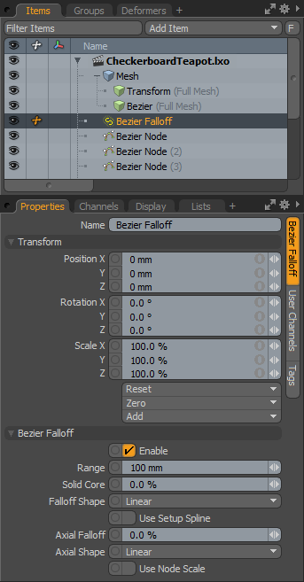 Spline Falloff