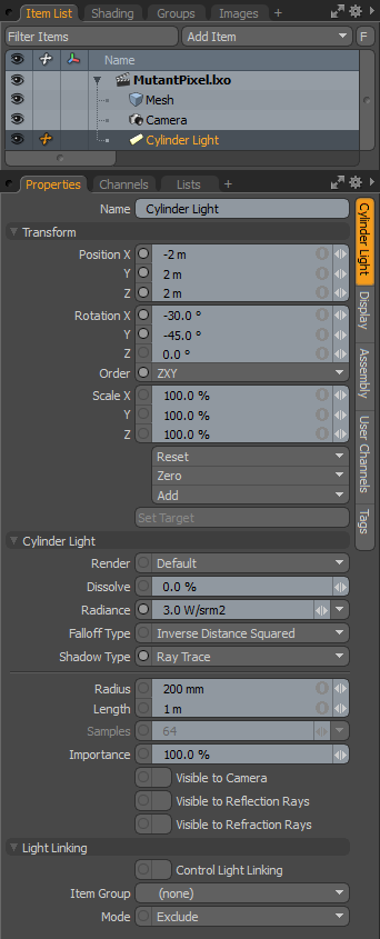 Directional Light Panel