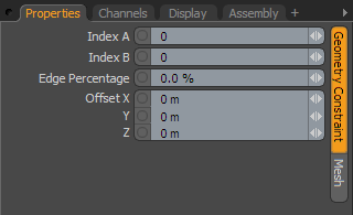 Geometry Constraints Properties