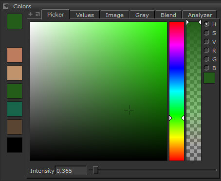Selecting Colors from a Picker or Image