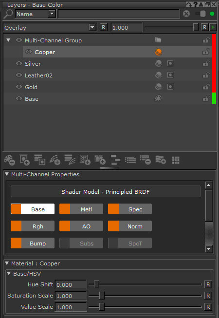Opening the Layers Palette