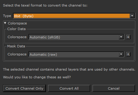 change setting in shift shader 3.0