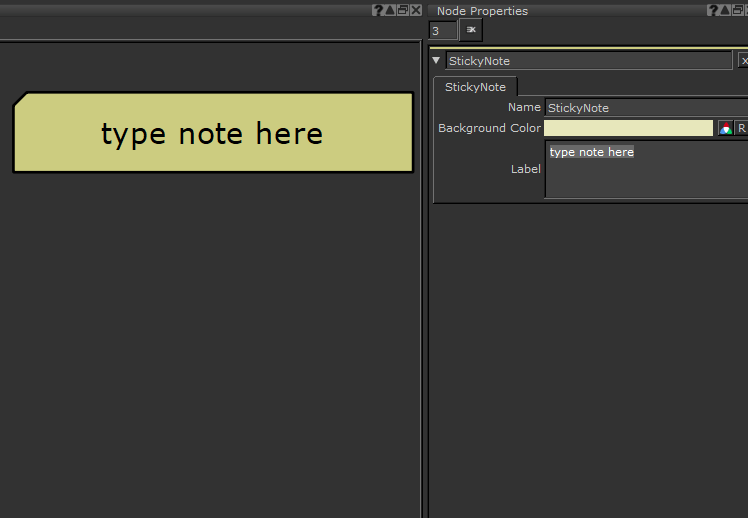 Sticky Note Node