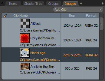 Clips List