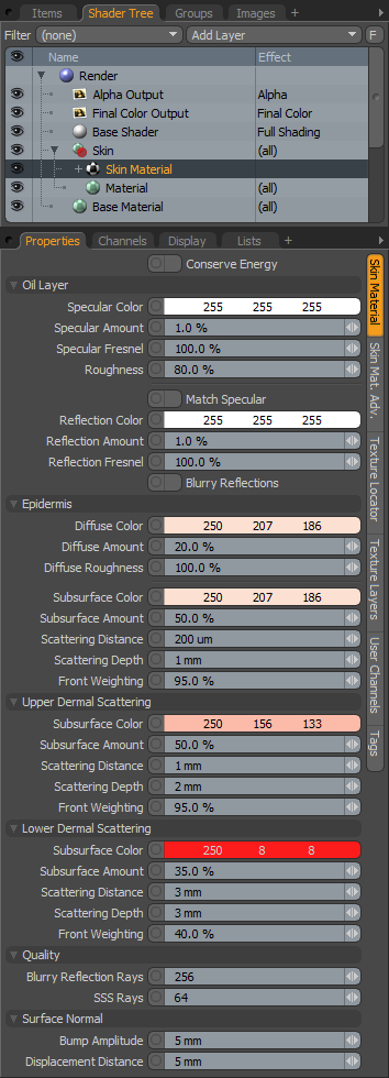 Shader Item Panel