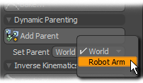 Dynamic Parent Menu