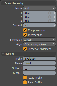 Skeleton Tool Properties