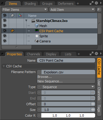 CSV PAnel