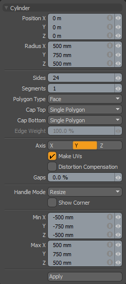 Cylinder Panel