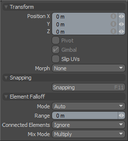 Element Move Panel