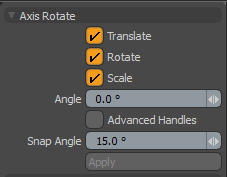 Axis Rotate Panel