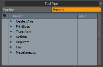 Tool Pipe Presets