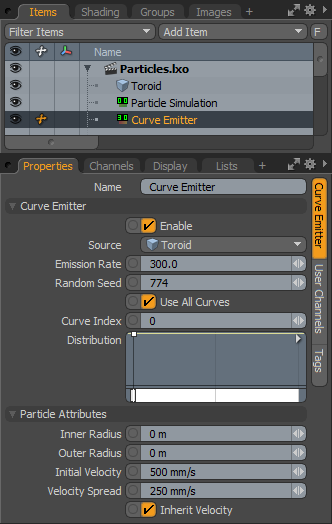 Mesh Dynamics Panel