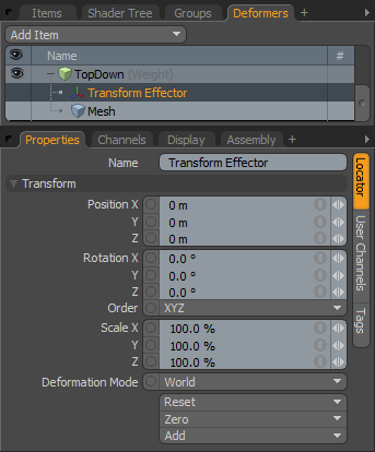 Transform Effector