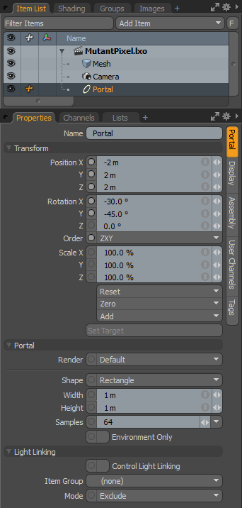 Directional Light Panel