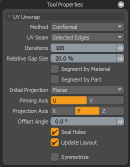 UV Unwrap Panel