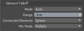 Element Falloff Panel
