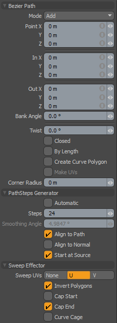 Bezier Extrude Panel