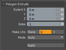 Polygon Extrude Panel