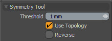 Symmetry Tool Panel