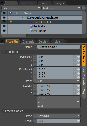 Fractal Gasket Panel