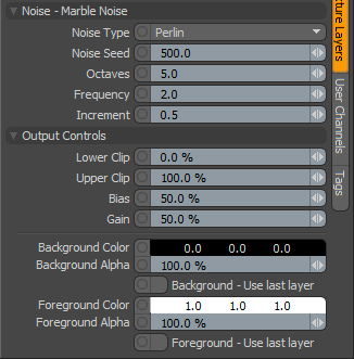 Emodo Marble Noise Properties