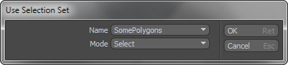 Use Selection Set Dialog