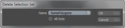 Delete Selection Set Dialog