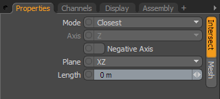 Intersection Constraint Properties