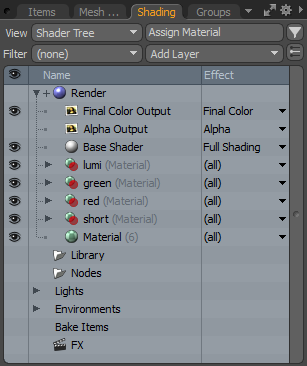 SHader Tree Full