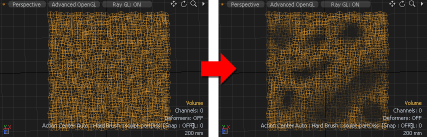 PArticle DIssolve Sample