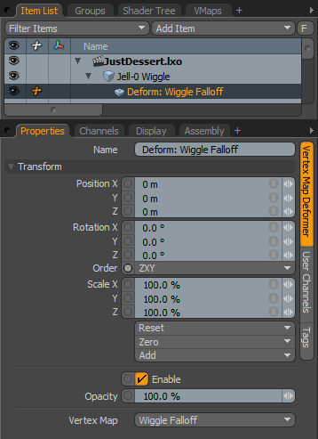 Weight Map Deformer