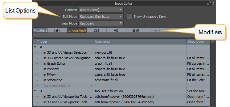 modo assign hotkey vertex mode