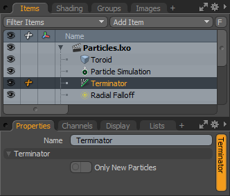 Mesh Dynamics Panel