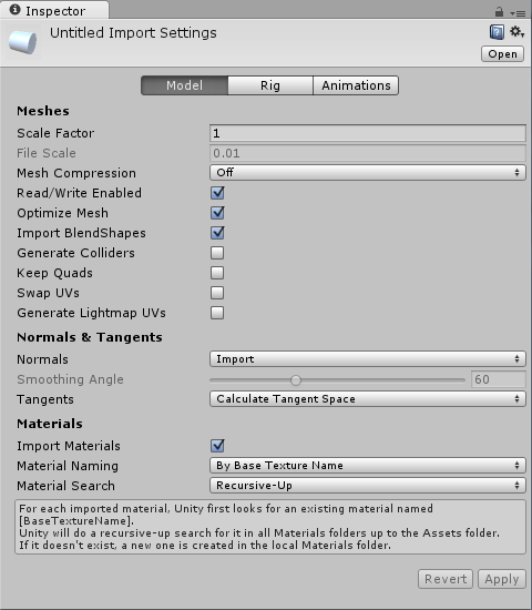 Texture Import Settings - Unity Manual