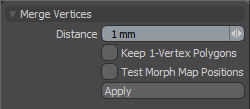 Merge Tool Panel