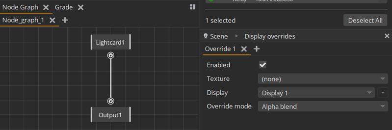 Display Overrides