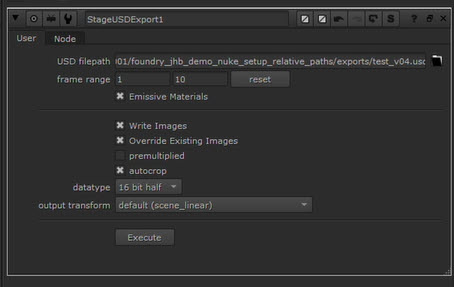 Usd Export From Nuke