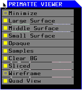 Primatte Viewer Tools
