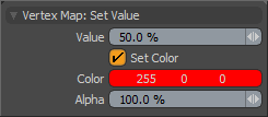 Set Value Panel